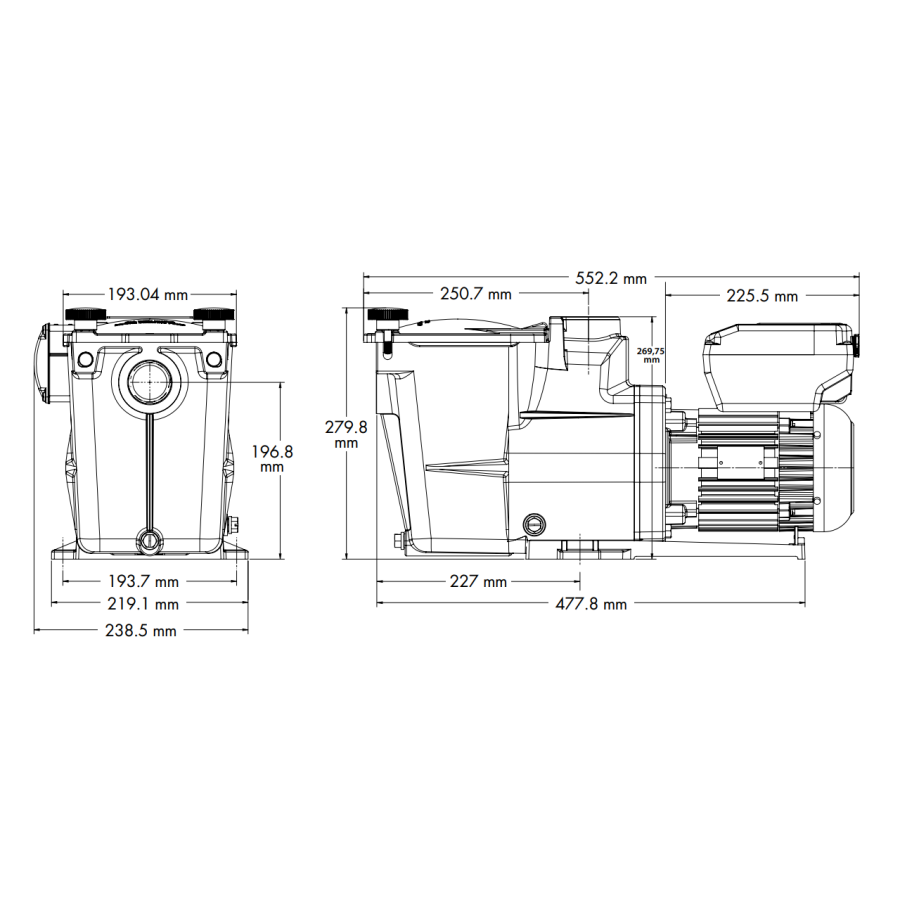 Hayward-SuperPump-VSTD-15-PK-Variabele-Zwembadpomp