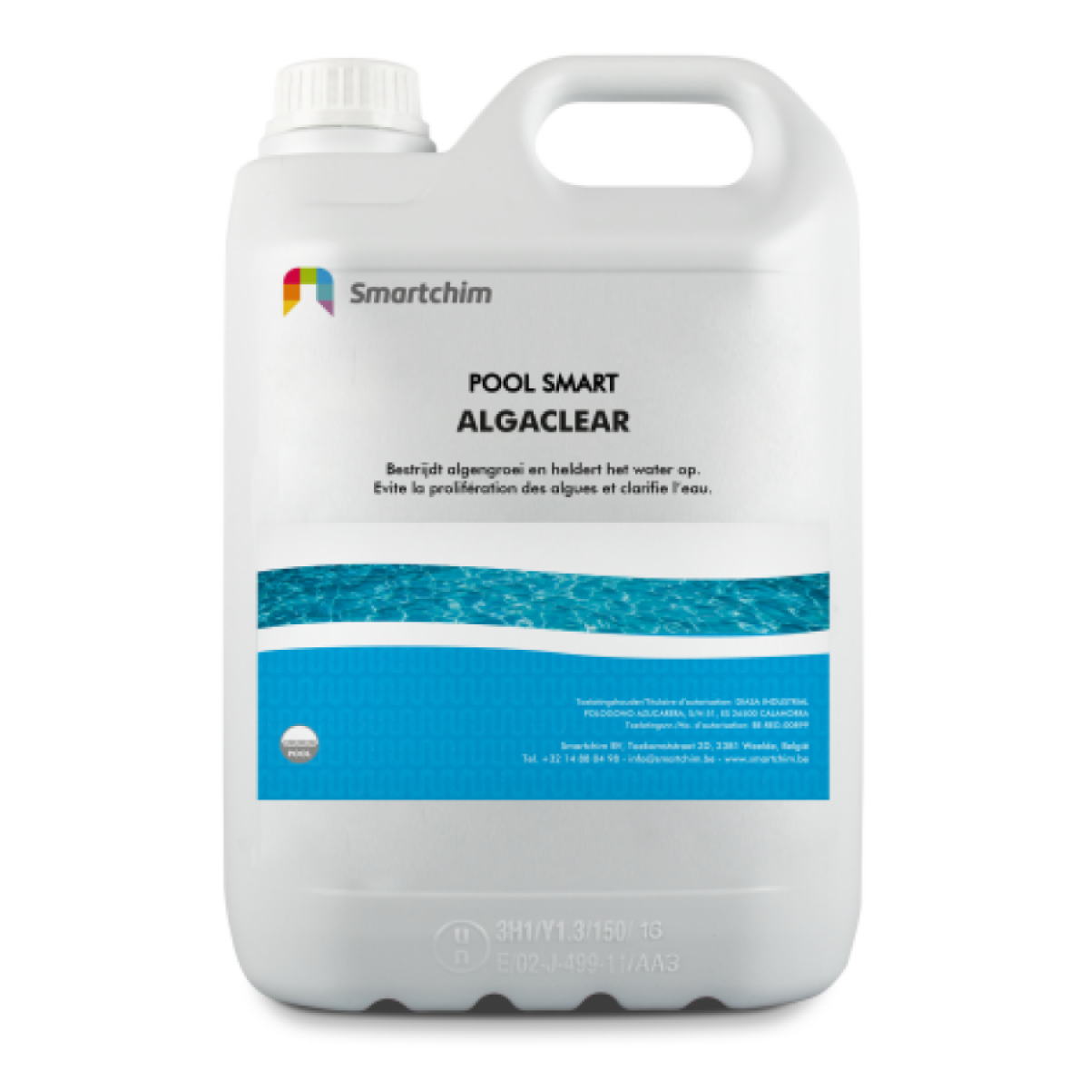 Poolsmart-Algaclear-5L-2-in-1-Antialg-met-Vlokmiddel-Voor-Helder-Water